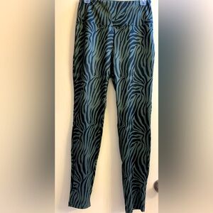 Ruby Ribbon Leggings, Large, Green and Black